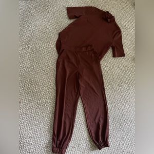 Matching burgundy two piece size small zara set